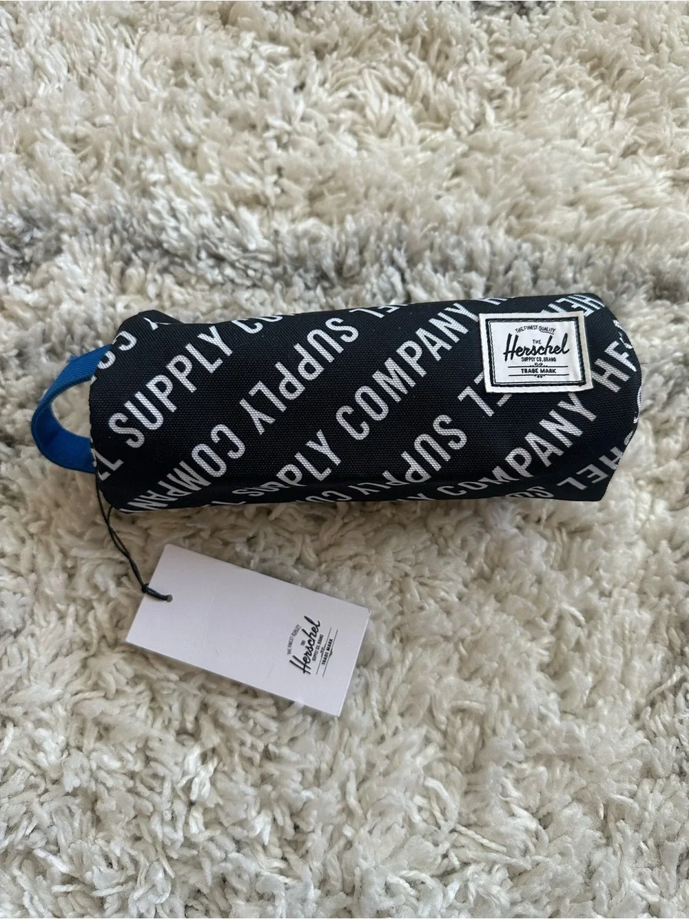 Herschel Herschel Supply Settlement Case Roll Call Black, White & Lapis Blue